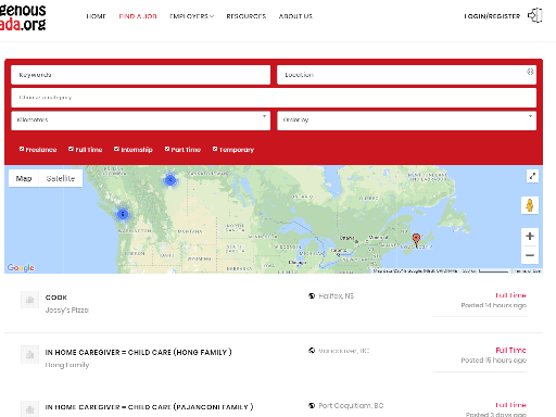 Indigenous Canada Job Board